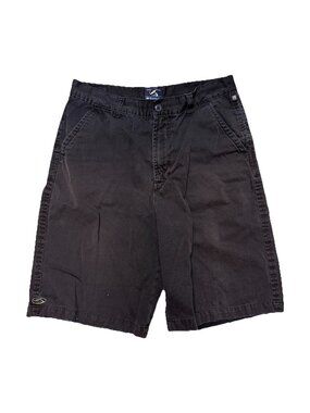 Kirra Point Shorts Mens 34 Black Surf Skate Baggy Y2K
